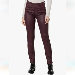 AG Adriano Goldschmied Women's Skinny Jeans in Burgundy